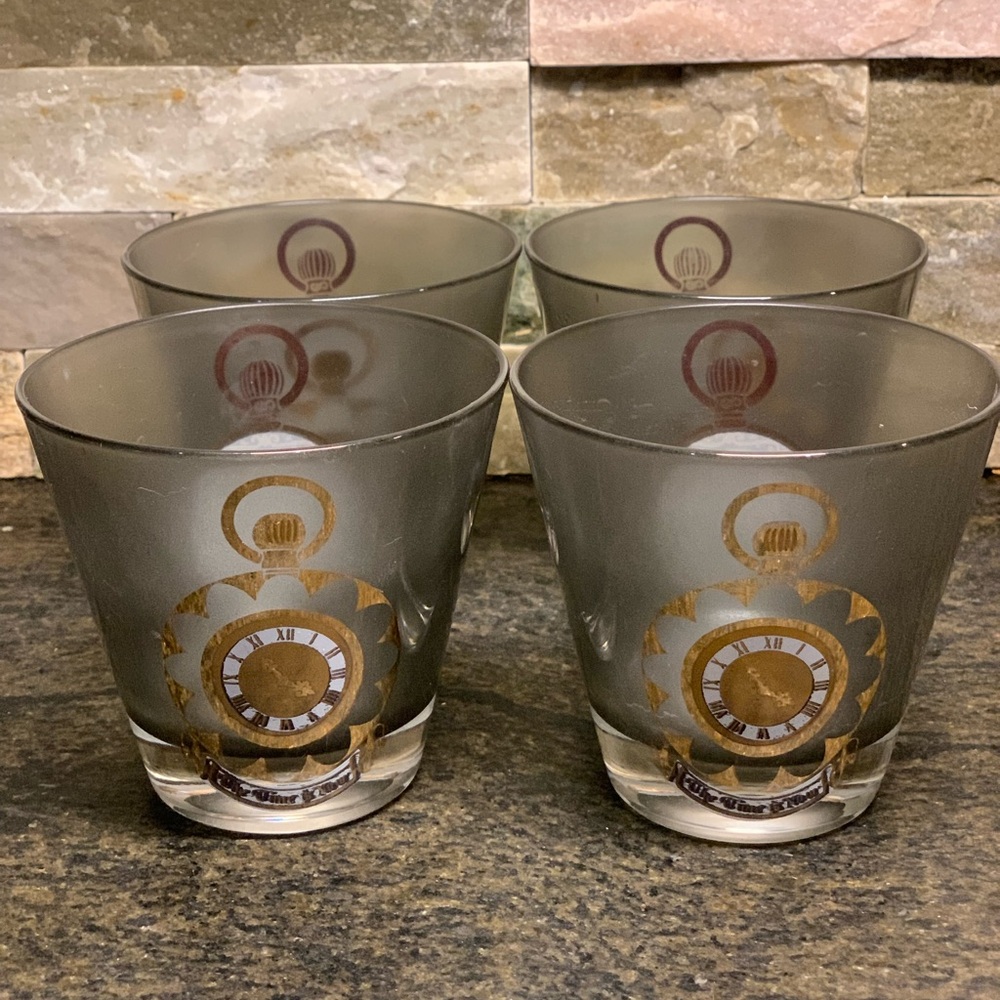 CULVER GLASS COMPANY | Set of 4 | The Works Small Cocktail Glasses